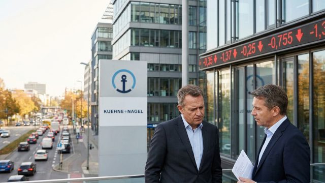 kuehne+nagel annonce une baisse de 6% de son bénéfice net au premier semestre, reflétant les défis du marché et les ajustements stratégiques de l'entreprise.