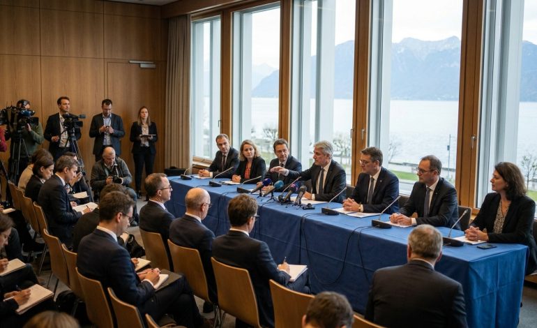 la suisse dément les accusations américaines de travail forcé alors que de nouveaux tarifs sont annoncés, soulignant les tensions commerciales croissantes entre les deux pays.