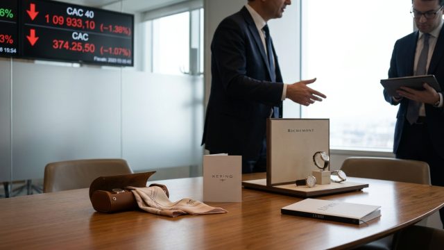 le cac 40 recule tandis que richemont soutient les valeurs françaises lvmh, hermès et kering malgré une performance mitigée en suisse.
