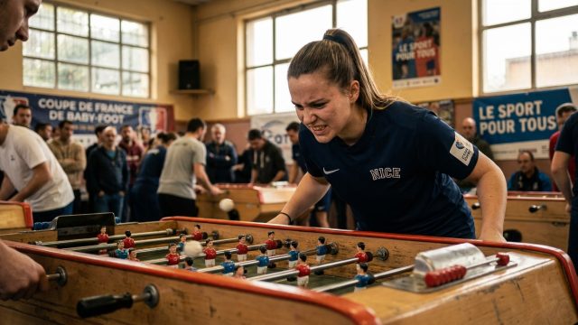 découvrez comment alexia, une niçoise passionnée, lutte pour faire reconnaître le baby-foot comme un sport officiel en france, un récit inspirant de détermination et de passion.