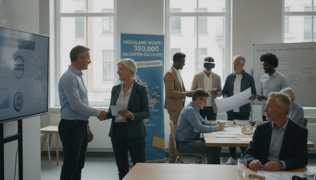 Les Pays-Bas lancent un recrutement massif de 380 000 talents, incluant les seniors : découvrez les métiers en forte demande et leurs opportunités