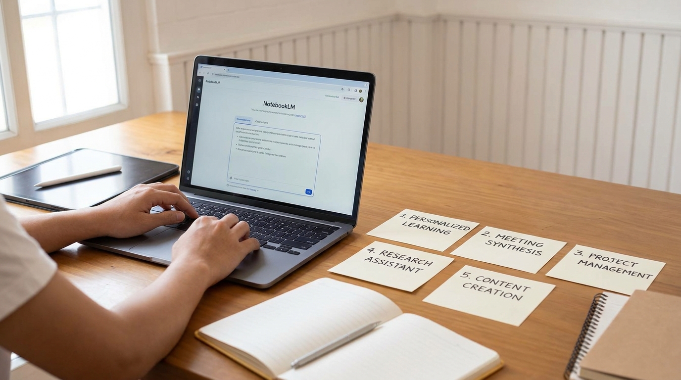NotebookLM au quotidien : cinq applications révolutionnaires qui transforment votre routine