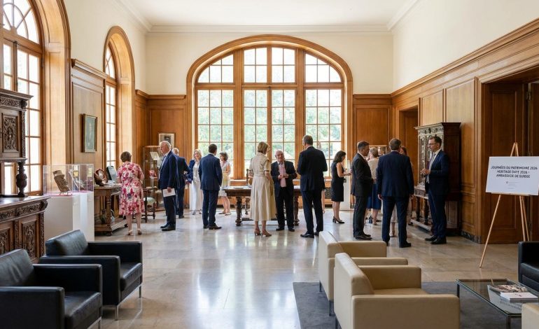 Plongez au cœur de l’Ambassade de Suisse : Visites exclusives pour les Journées du Patrimoine 2026