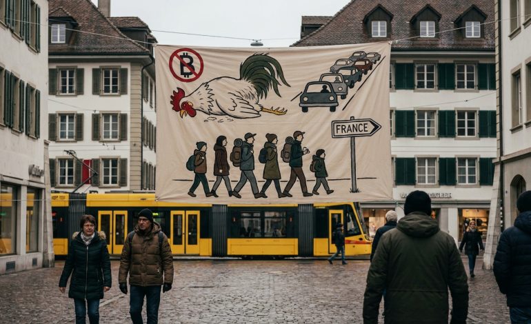 découvrez la polémique en suisse autour d'une banderole taquine adressée aux frontaliers, suite à la sortie des b critiquant « le coq est mort ». analyse et réactions.