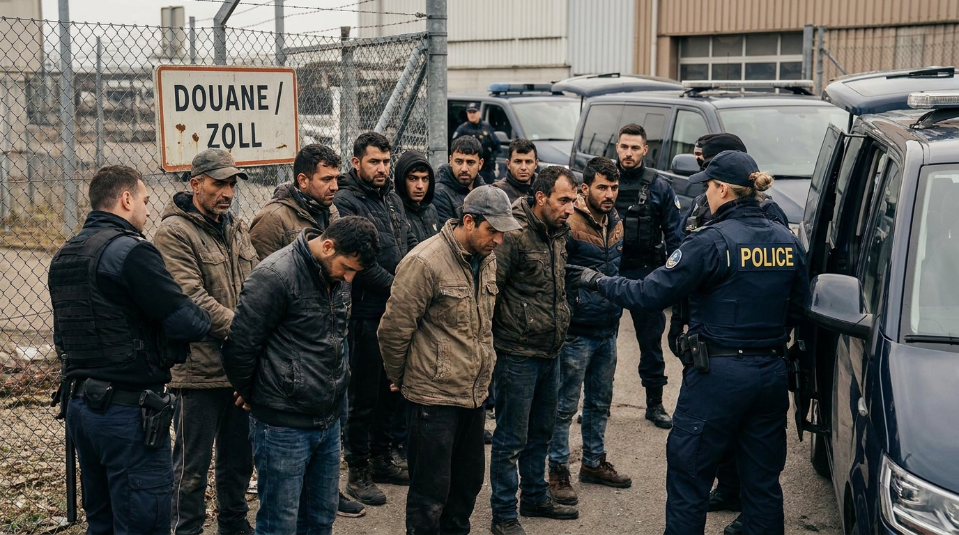 Trafic d’armes de guerre entre la France et la Suisse : Douze personnes, dont un policier, interpellées