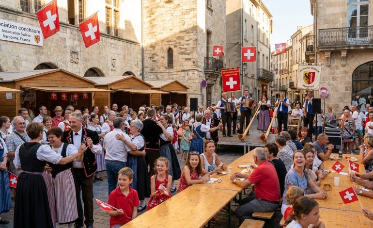 À Narbonne, l’association suisse de l’Aude et des Pyrénées-Orientales célèbre avec ferveur la fête nationale