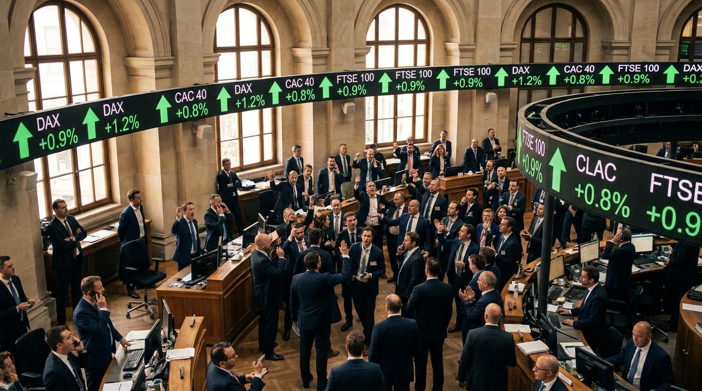 Bourse : L&rsquo;Europe poursuit ses sommets historiques dans l&rsquo;attente d&rsquo;un accord décisif