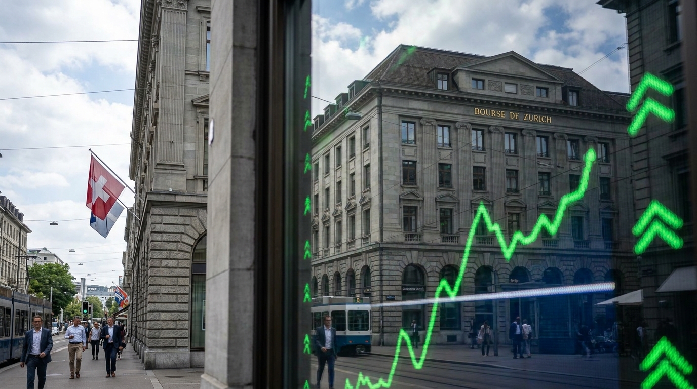 Bourse de Zurich : le SMI stimulé par des résultats financiers favorables