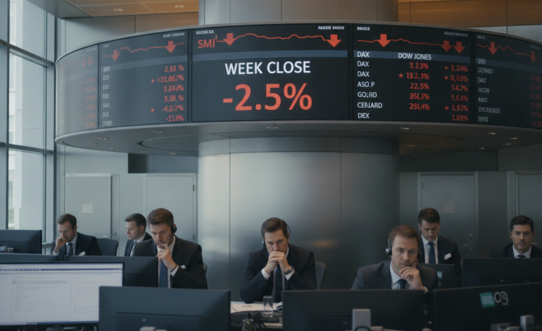 découvrez pourquoi la bourse de zurich a clôturé la semaine en baisse, avec une analyse des marchés et des facteurs influençant cette tendance.
