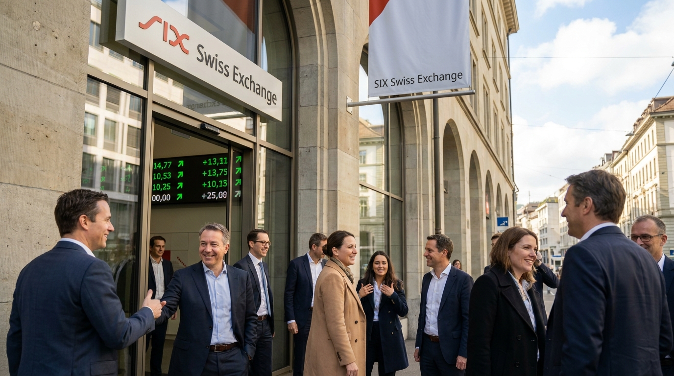 Bourse de Zurich : ouverture de séance prometteuse dans le vert