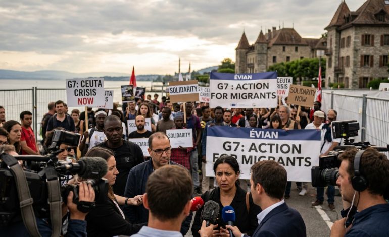 découvrez la première mobilisation liée à la crise migratoire à ceuta lors du sommet du g7 à évian, et comprenez ce que représente la « for… » dans ce contexte crucial.