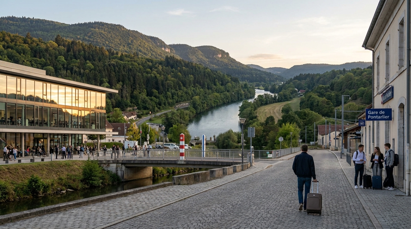 Le Doubs : la frontière suisse, entre tremplin d&rsquo;opportunités et défi du départ des talents