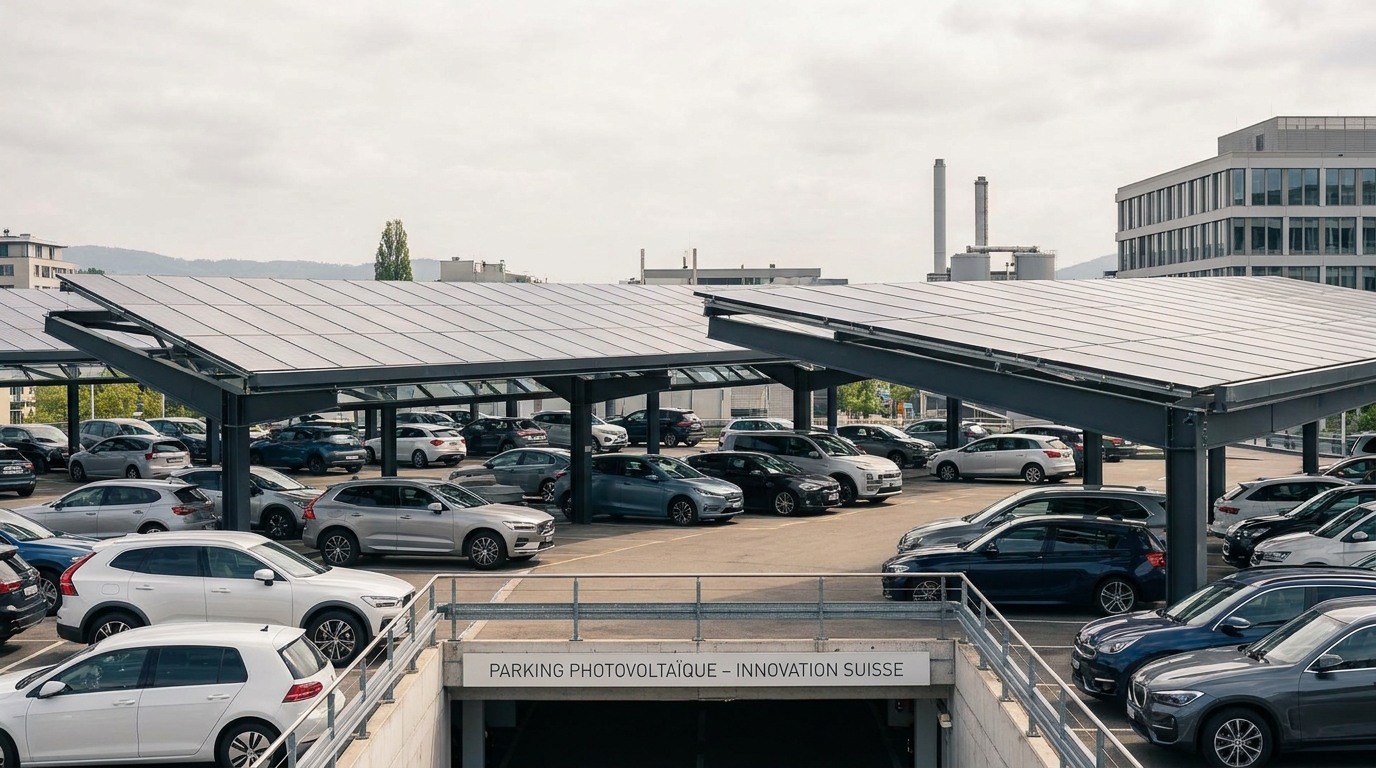 Parkings solaires : comment économiser jusqu’à 32 000 € par an et pourquoi l’Europe freine encore leur développement