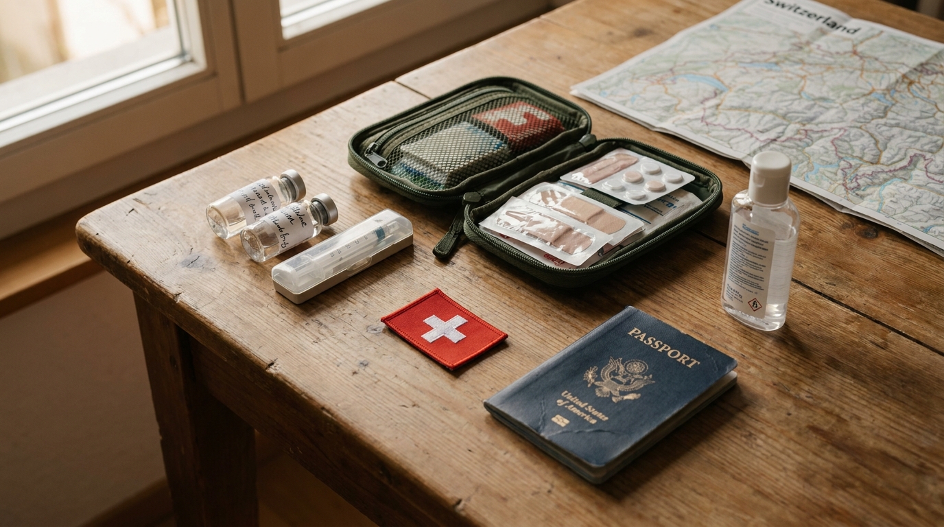 Partir en Suisse : tout savoir sur les vaccins, la trousse de voyage et les astuces santé indispensables
