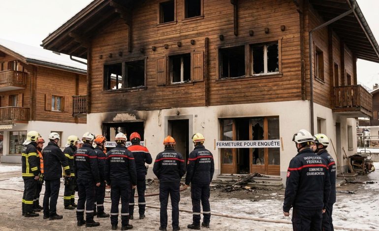 incendie majeur à crans-montana lors du nouvel an en suisse : une inspection généralisée des établissements met en lumière de nombreuses anomalies.