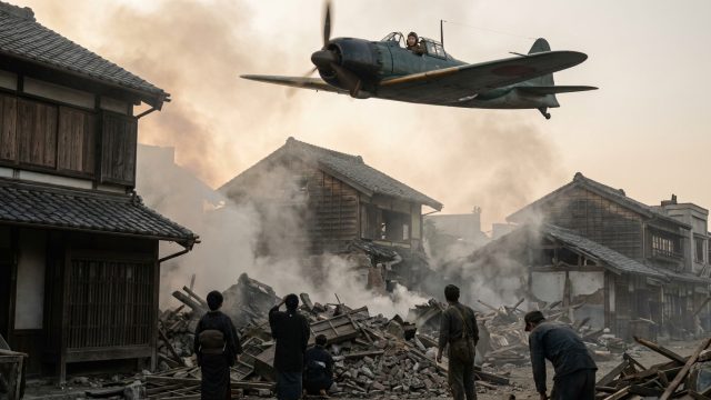 découvrez le terrible bombardement d'une ville japonaise le 1er août et l'exploit extraordinaire de la femme aviatrice la plus rapide au monde, une histoire mêlant horreur et prouesse aéronautique.