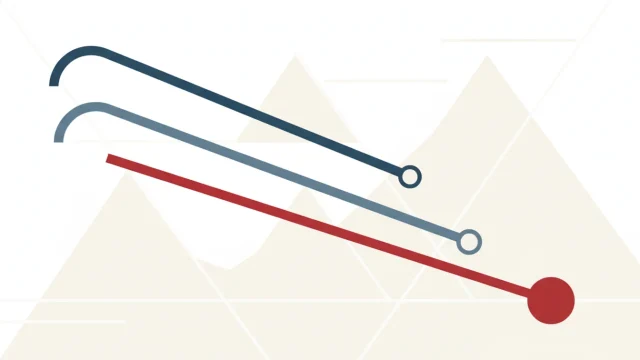 Graphique comparant les taux directeurs de la BNS (0,0 %), de la BCE (2,25 %) et de la Fed (3,5-3,75 %), illustrant l'écart politique monétaire entre la Suisse et ses partenaires internationaux.