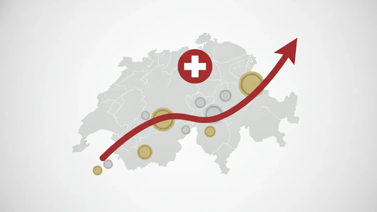 Illustration : Caisse maladie la moins chère en 2026, canton par canton