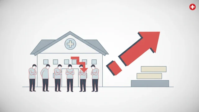 Cabinet médical avec médecin généraliste en consultation avec patient
