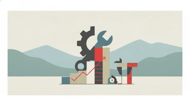 Apprenti en formation professionnelle travaillant dans un atelier avec des outils et du matériel de formation.