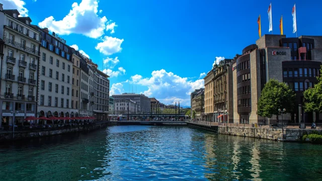 Genève, quai