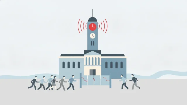 Bâtiment administratif de la Ville de Genève, siège des services municipaux.
