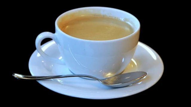 Tasse de café blanc